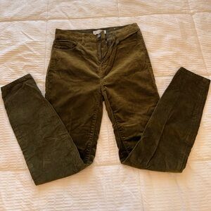 LOFT Olive Skinny Pants